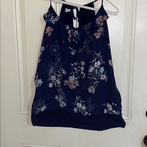 Floral Print Tank Top